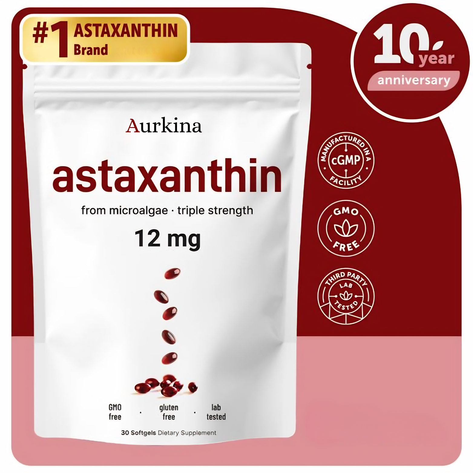 Aurkina™ Astaxanthin Soft Gels GLP-1