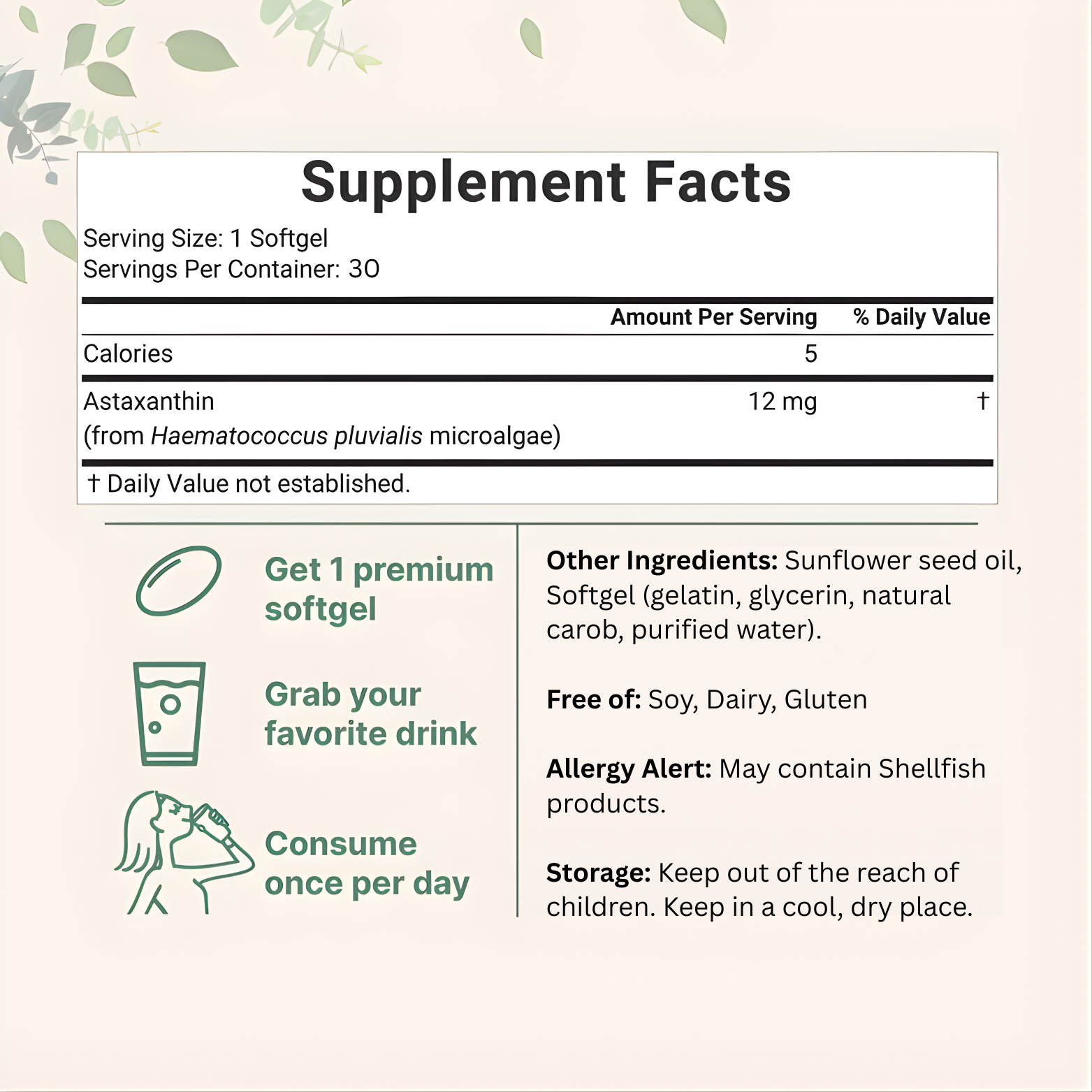 Aurkina™ Astaxanthin Soft Gels GLP-1