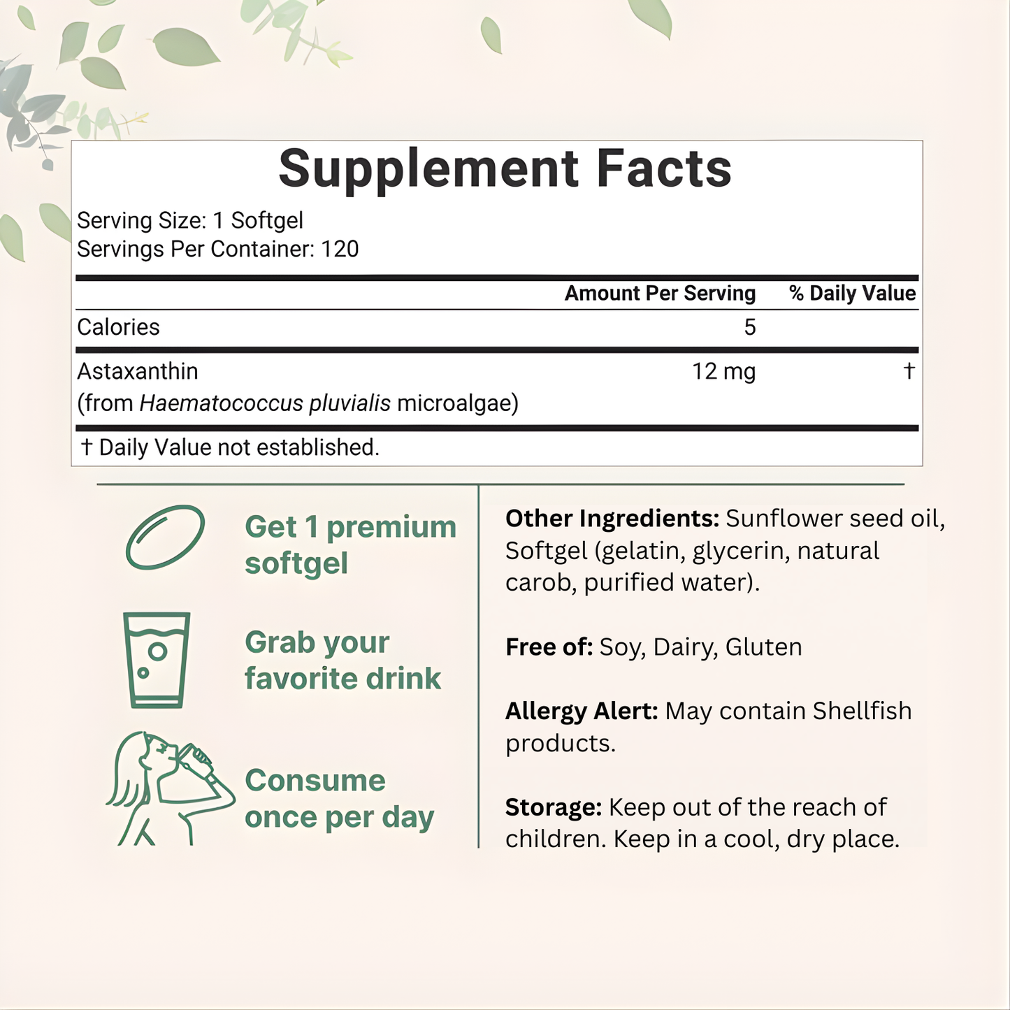 Aurkina™ Astaxanthin Soft Gels